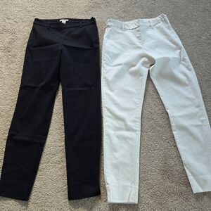 H&M Blue and White Pants Small